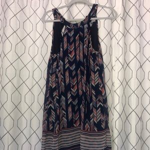 Multi colored dress.